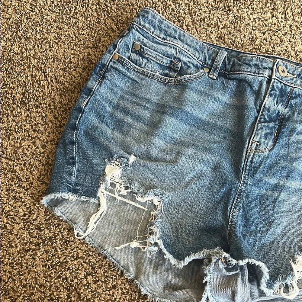 Torrid Blue Jean Shorts size 20 - Picture 4 of 5